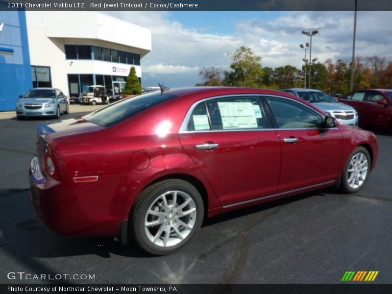 Red Jewel Tintcoat / Cocoa/Cashmere 2011 Chevrolet Malibu LTZ