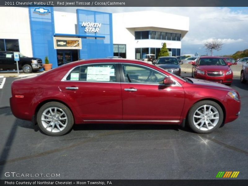 Red Jewel Tintcoat / Cocoa/Cashmere 2011 Chevrolet Malibu LTZ
