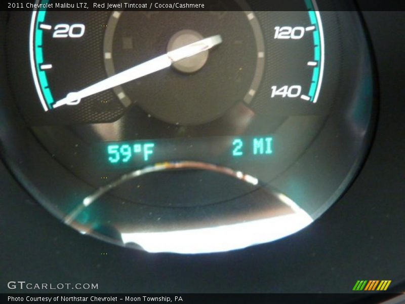 Red Jewel Tintcoat / Cocoa/Cashmere 2011 Chevrolet Malibu LTZ