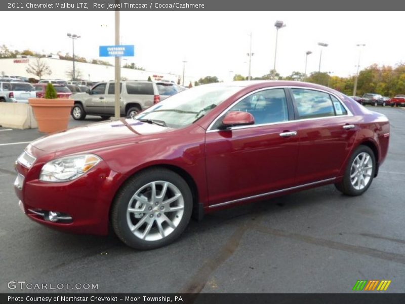Red Jewel Tintcoat / Cocoa/Cashmere 2011 Chevrolet Malibu LTZ