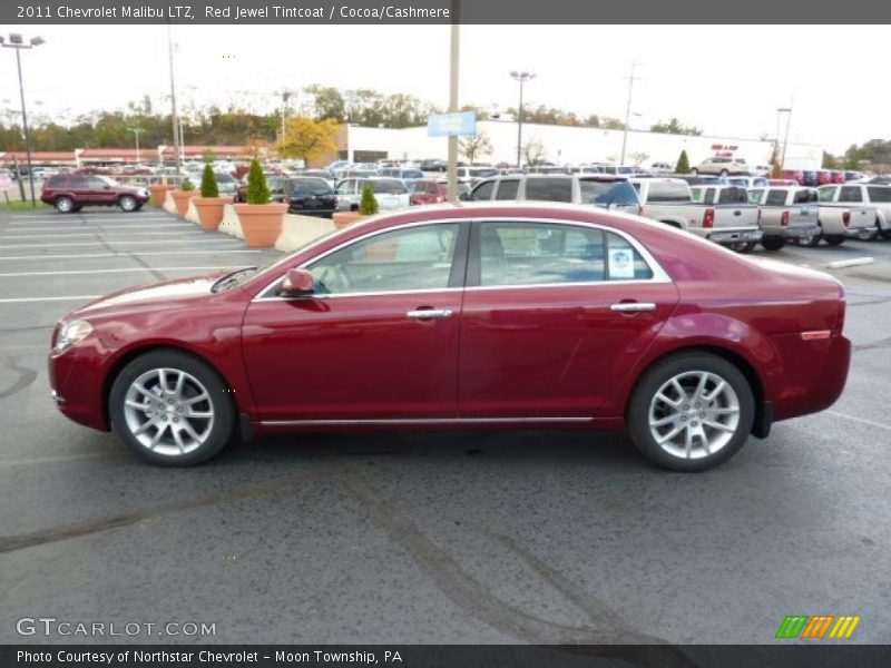 Red Jewel Tintcoat / Cocoa/Cashmere 2011 Chevrolet Malibu LTZ