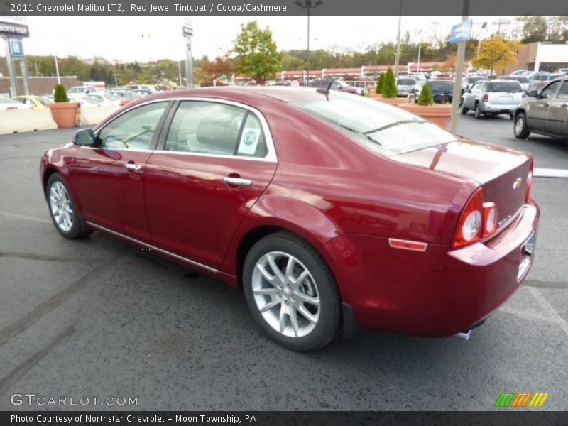 Red Jewel Tintcoat / Cocoa/Cashmere 2011 Chevrolet Malibu LTZ
