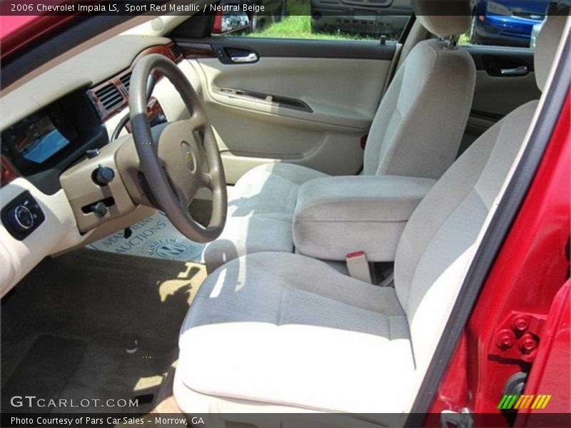 Sport Red Metallic / Neutral Beige 2006 Chevrolet Impala LS