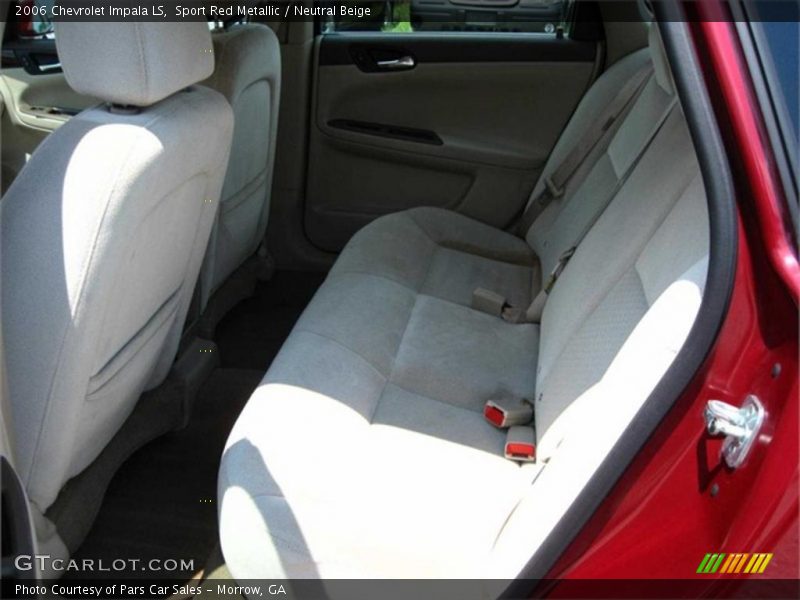 Sport Red Metallic / Neutral Beige 2006 Chevrolet Impala LS
