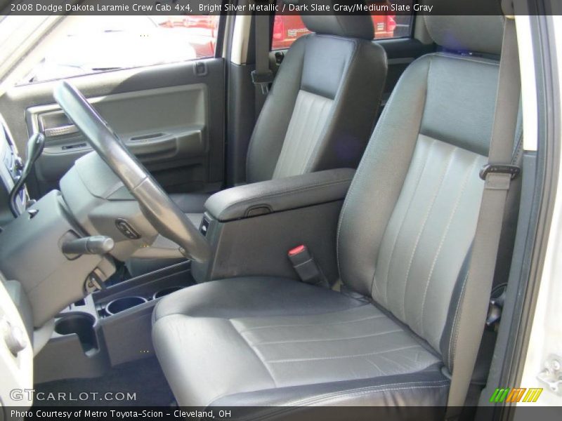  2008 Dakota Laramie Crew Cab 4x4 Dark Slate Gray/Medium Slate Gray Interior