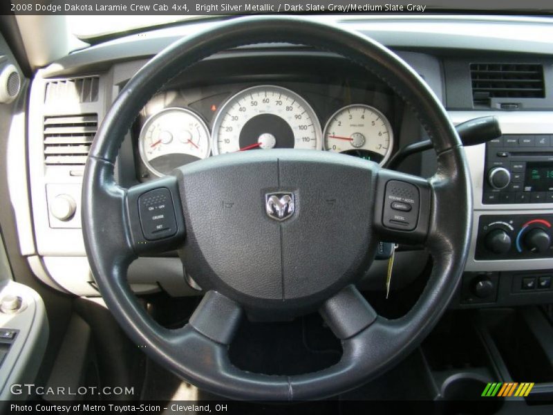  2008 Dakota Laramie Crew Cab 4x4 Steering Wheel