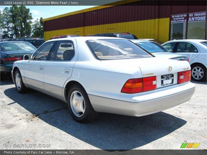 Diamond White Pearl / Ivory 1999 Lexus LS 400