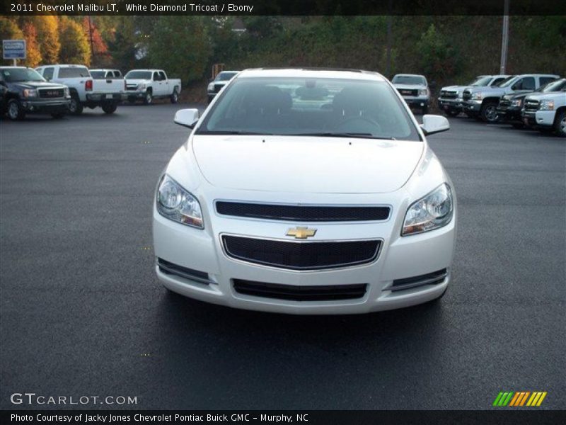 White Diamond Tricoat / Ebony 2011 Chevrolet Malibu LT