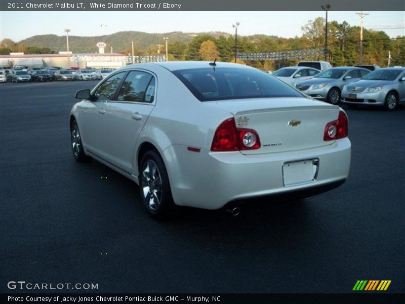 White Diamond Tricoat / Ebony 2011 Chevrolet Malibu LT