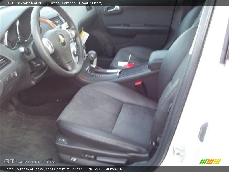 White Diamond Tricoat / Ebony 2011 Chevrolet Malibu LT