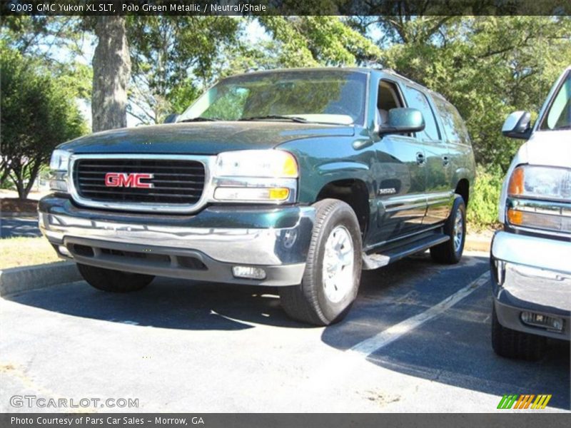 Polo Green Metallic / Neutral/Shale 2003 GMC Yukon XL SLT