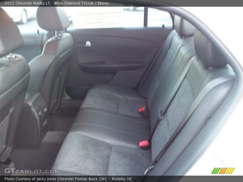 White Diamond Tricoat / Ebony 2011 Chevrolet Malibu LT
