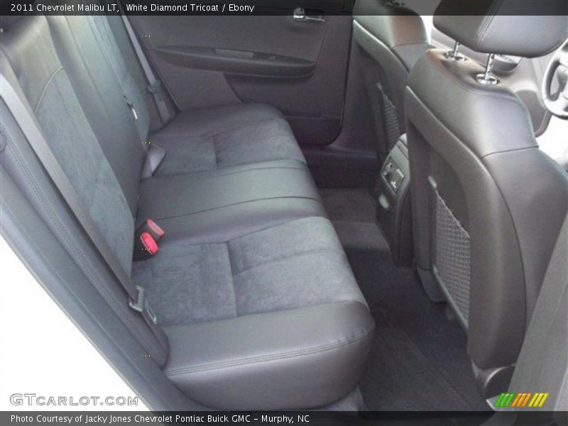 White Diamond Tricoat / Ebony 2011 Chevrolet Malibu LT