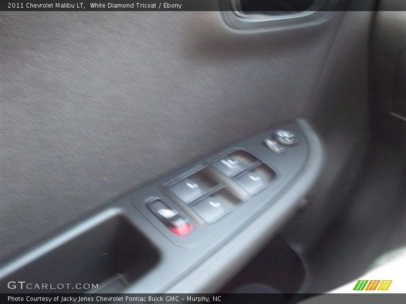 White Diamond Tricoat / Ebony 2011 Chevrolet Malibu LT
