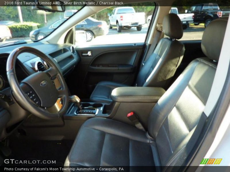 Silver Birch Metallic / Charcoal Black 2008 Ford Taurus X Limited AWD
