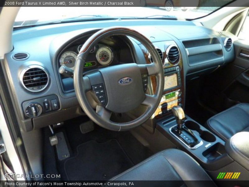 Silver Birch Metallic / Charcoal Black 2008 Ford Taurus X Limited AWD