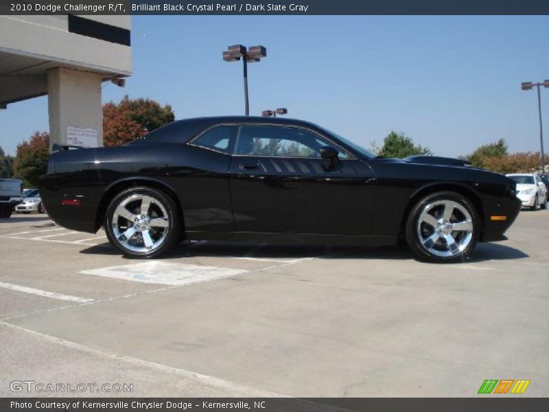 Brilliant Black Crystal Pearl / Dark Slate Gray 2010 Dodge Challenger R/T