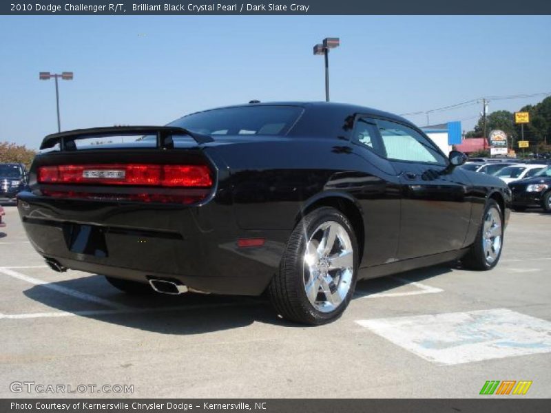 Brilliant Black Crystal Pearl / Dark Slate Gray 2010 Dodge Challenger R/T
