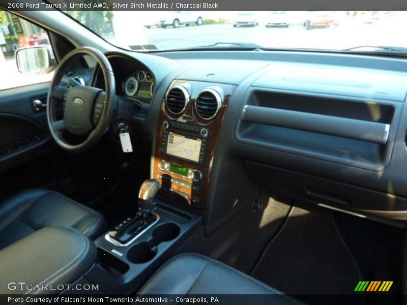 Silver Birch Metallic / Charcoal Black 2008 Ford Taurus X Limited AWD