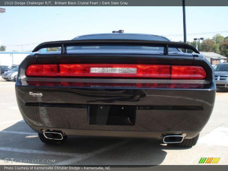 Brilliant Black Crystal Pearl / Dark Slate Gray 2010 Dodge Challenger R/T