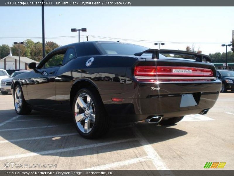 Brilliant Black Crystal Pearl / Dark Slate Gray 2010 Dodge Challenger R/T