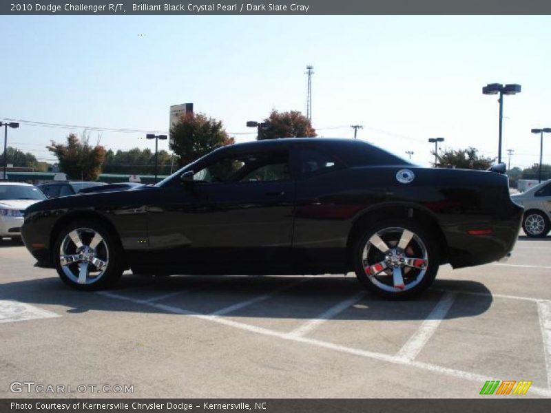 Brilliant Black Crystal Pearl / Dark Slate Gray 2010 Dodge Challenger R/T