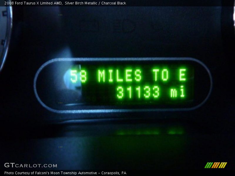Silver Birch Metallic / Charcoal Black 2008 Ford Taurus X Limited AWD