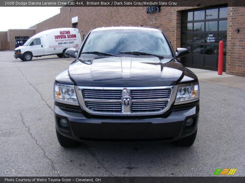 Brilliant Black / Dark Slate Gray/Medium Slate Gray 2008 Dodge Dakota Laramie Crew Cab 4x4