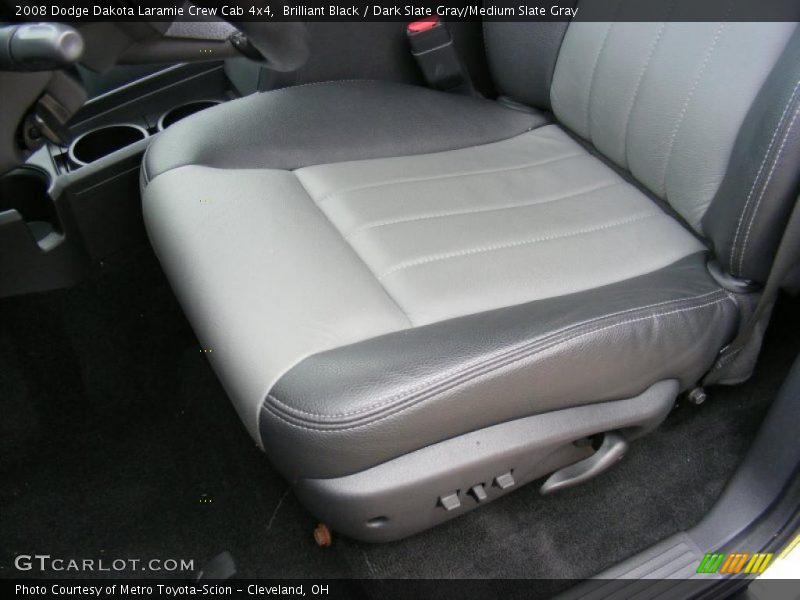  2008 Dakota Laramie Crew Cab 4x4 Dark Slate Gray/Medium Slate Gray Interior