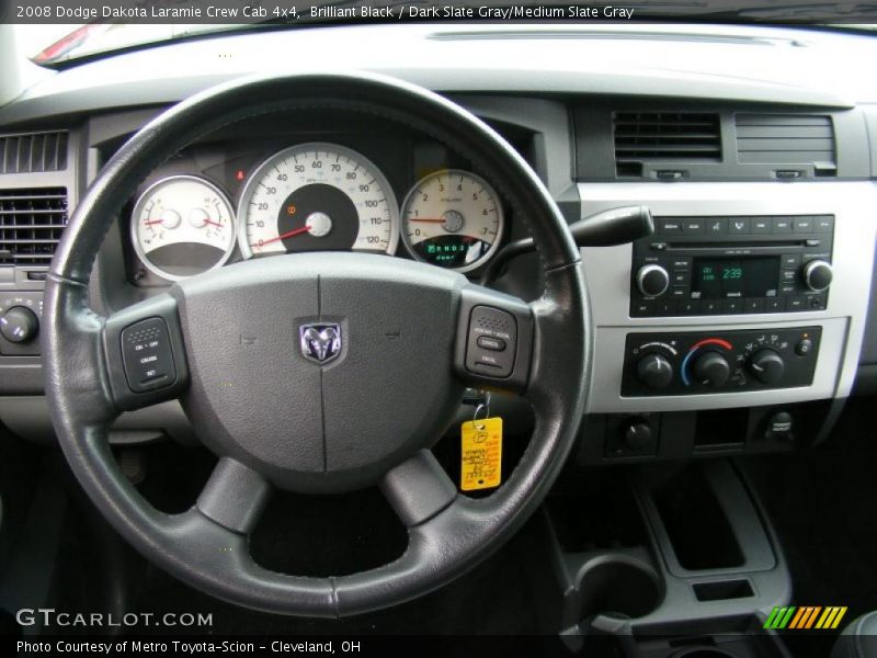  2008 Dakota Laramie Crew Cab 4x4 Steering Wheel
