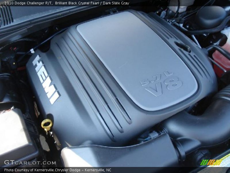 Brilliant Black Crystal Pearl / Dark Slate Gray 2010 Dodge Challenger R/T