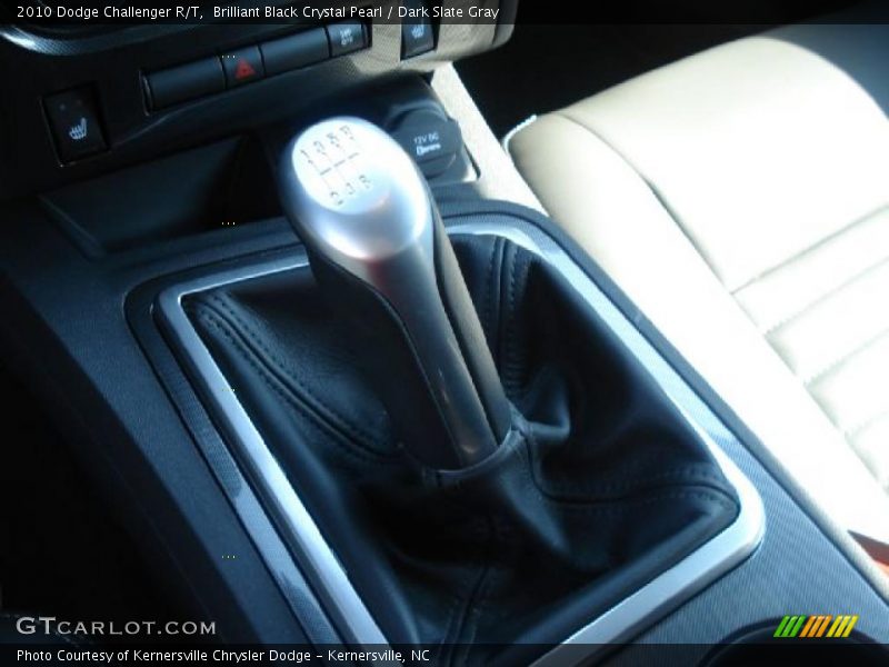 Brilliant Black Crystal Pearl / Dark Slate Gray 2010 Dodge Challenger R/T