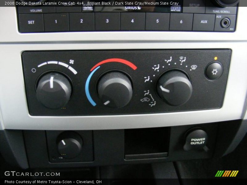 Controls of 2008 Dakota Laramie Crew Cab 4x4