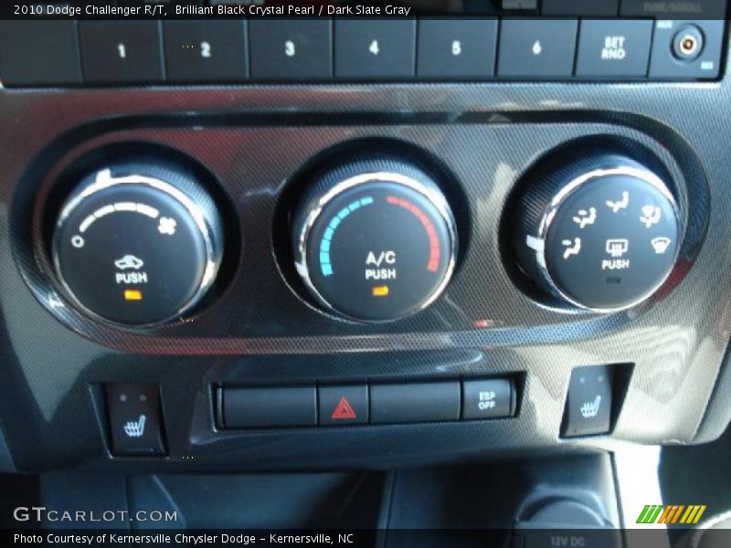 Brilliant Black Crystal Pearl / Dark Slate Gray 2010 Dodge Challenger R/T