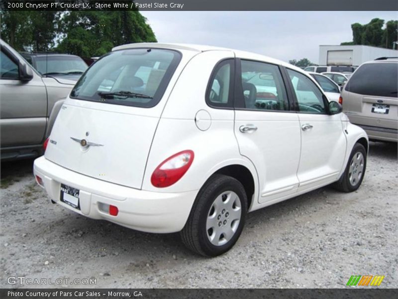 Stone White / Pastel Slate Gray 2008 Chrysler PT Cruiser LX