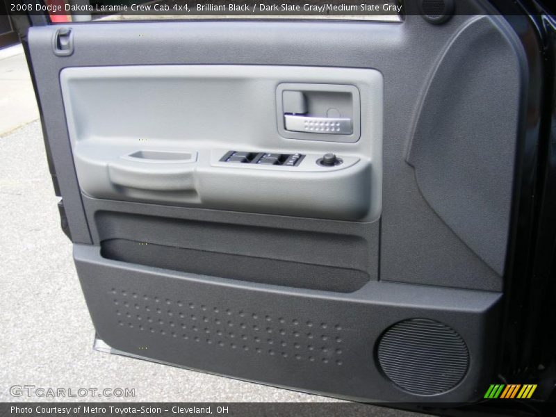  2008 Dakota Laramie Crew Cab 4x4 Dark Slate Gray/Medium Slate Gray Interior