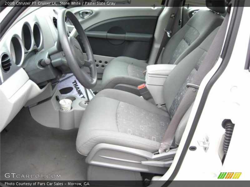 Stone White / Pastel Slate Gray 2008 Chrysler PT Cruiser LX