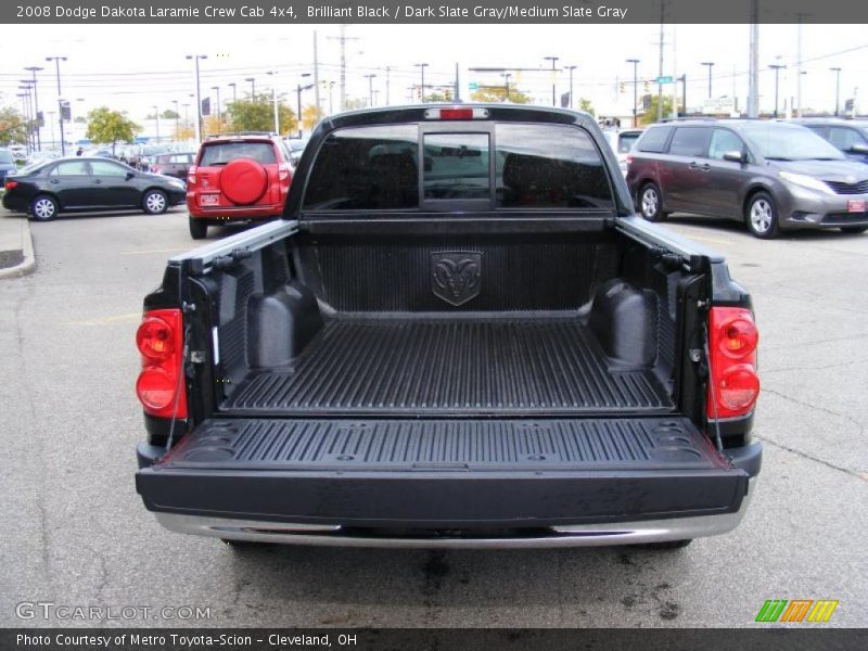 Brilliant Black / Dark Slate Gray/Medium Slate Gray 2008 Dodge Dakota Laramie Crew Cab 4x4