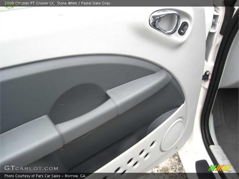 Stone White / Pastel Slate Gray 2008 Chrysler PT Cruiser LX