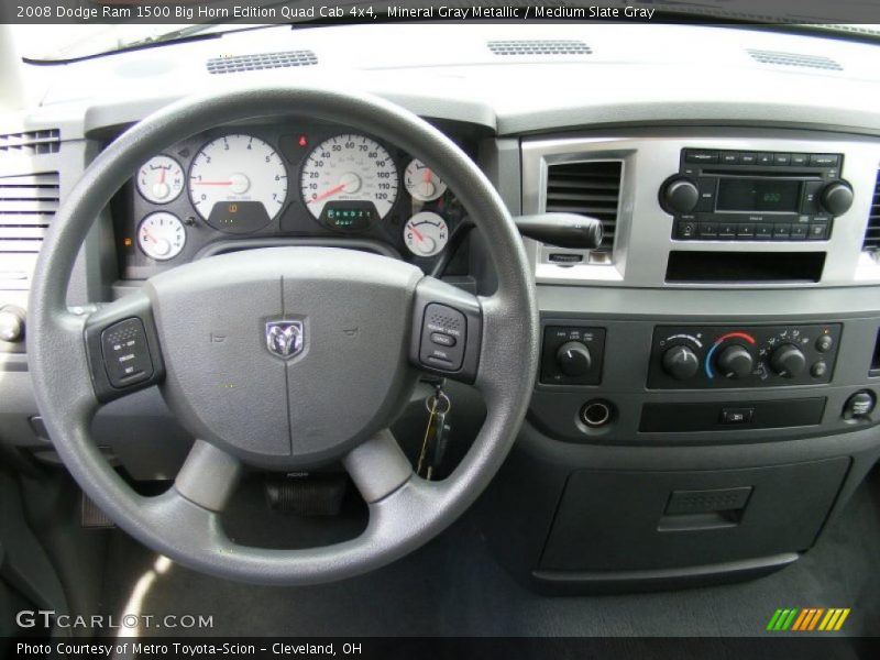 Mineral Gray Metallic / Medium Slate Gray 2008 Dodge Ram 1500 Big Horn Edition Quad Cab 4x4