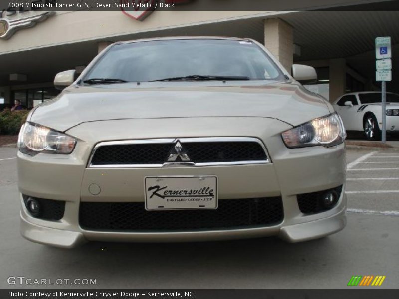 Desert Sand Metallic / Black 2008 Mitsubishi Lancer GTS