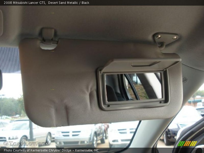 Desert Sand Metallic / Black 2008 Mitsubishi Lancer GTS