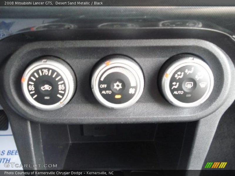 Desert Sand Metallic / Black 2008 Mitsubishi Lancer GTS