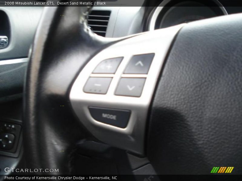 Desert Sand Metallic / Black 2008 Mitsubishi Lancer GTS