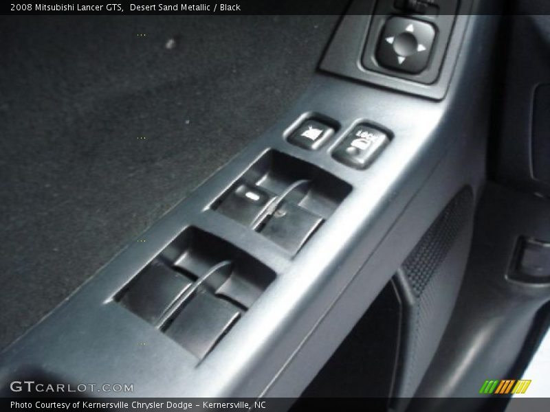 Desert Sand Metallic / Black 2008 Mitsubishi Lancer GTS