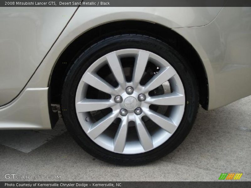 Desert Sand Metallic / Black 2008 Mitsubishi Lancer GTS