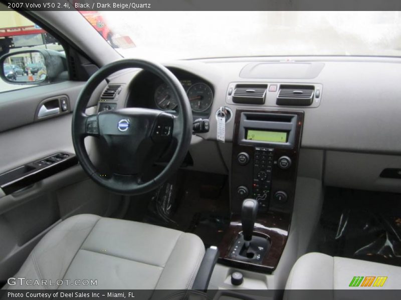Black / Dark Beige/Quartz 2007 Volvo V50 2.4i