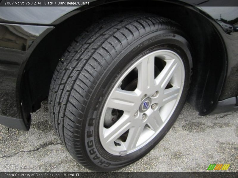 Black / Dark Beige/Quartz 2007 Volvo V50 2.4i