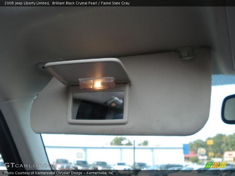 Brilliant Black Crystal Pearl / Pastel Slate Gray 2008 Jeep Liberty Limited