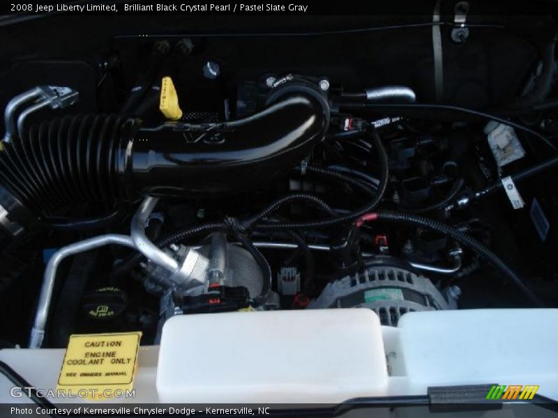 Brilliant Black Crystal Pearl / Pastel Slate Gray 2008 Jeep Liberty Limited